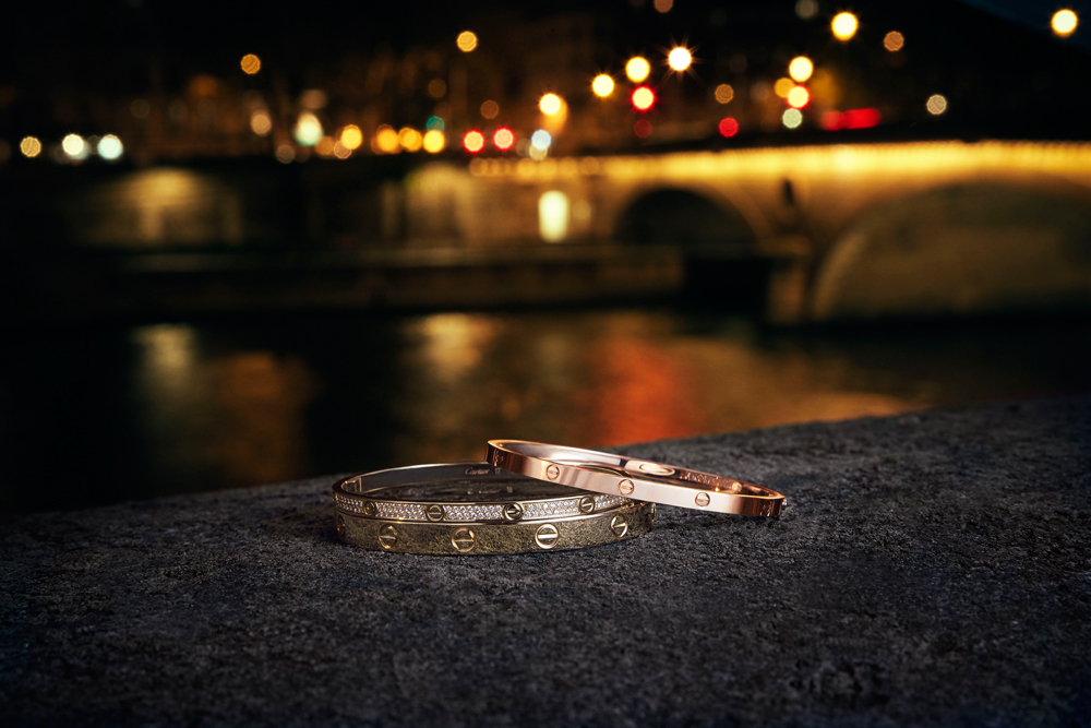 Cartier's iconic Love bracelets 